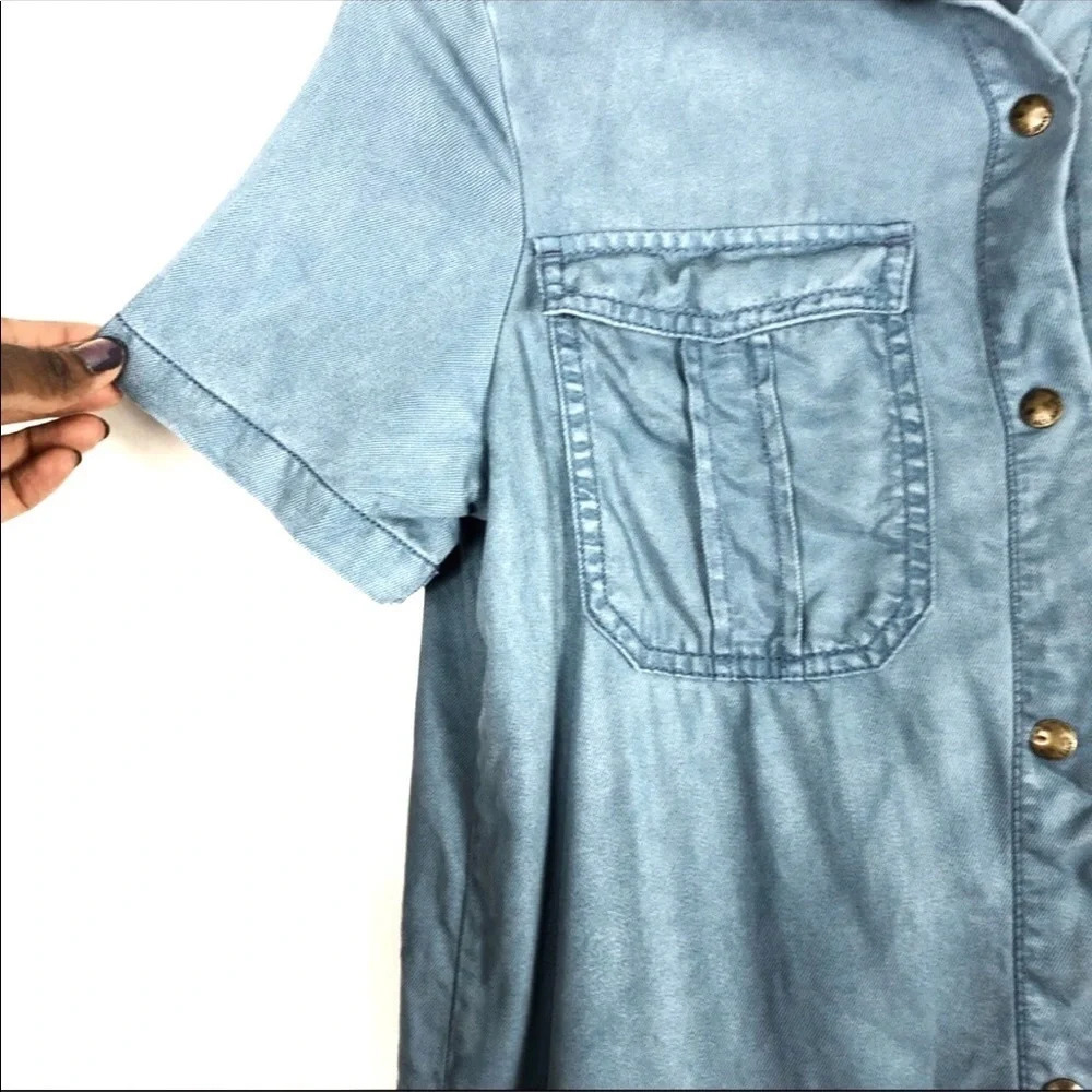Max Jeans | Utility Military Chambray Dress - Picture 3 of 7